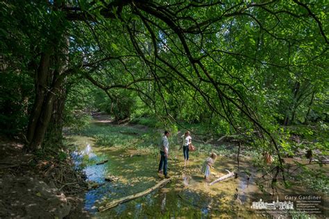 Family Playing In Creek - My Final Photo