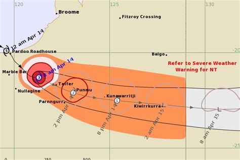 Tropical low from Cyclone Ilsa to impact Northern Territory's south ...