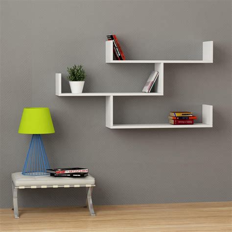 Wilton White Modern Wall Shelf – authenturkish | Modern wall shelf ...