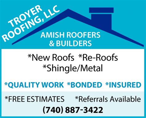 Amish Roofers & Builders, Troyer Roofing, LLC