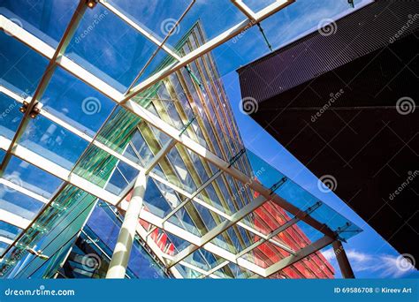 ALMERE, NETHERLANDS - OCTOBER 18: Architecture of Modern Almere City ...