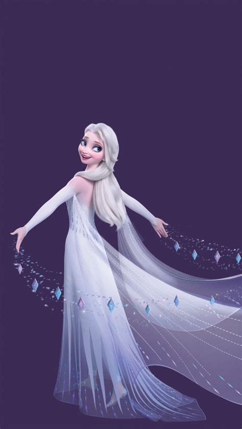 Frozen 2 hd background mobile Elsa hair down | Frozen wallpaper, Disney ...