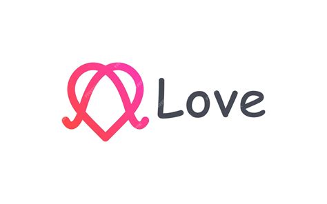 Premium Vector | Love sign logo design templates