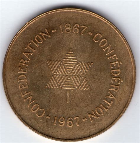 Centennial of Canadian Confederation Medallion - * Tokens * – Numista