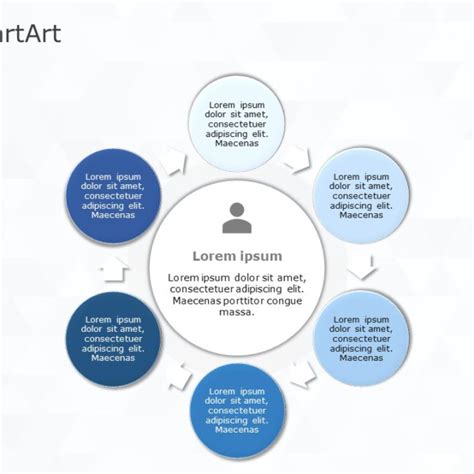 SmartArt Cycle Basic Cycle 9 Steps