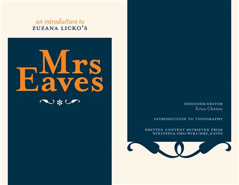 Mrs Eaves Font Family on Behance