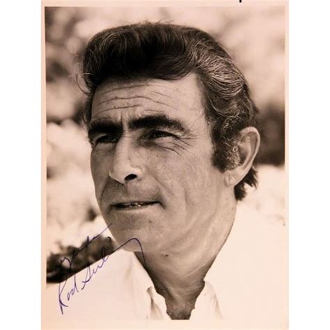 Rod Serling signed portrait photo