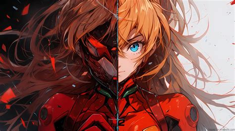 Asuka Evangelion Mecha Live Wallpaper - MoeWalls