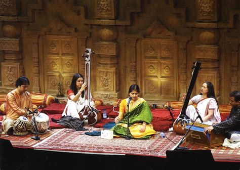 A Vocal recital- The instruments being played are tamboora,harmonium ...