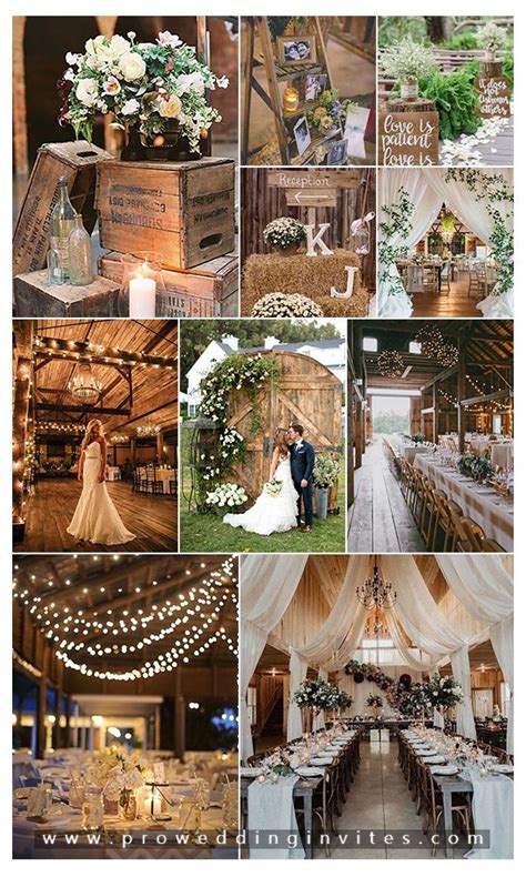 25 Treacly and Romantic Rustic Barn Wedding Decor Ideas | Barn wedding ...