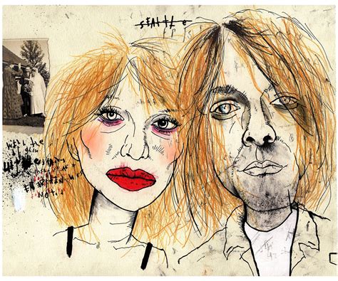 Kurt Cobain & Courtney Love fine Art Print - Etsy UK