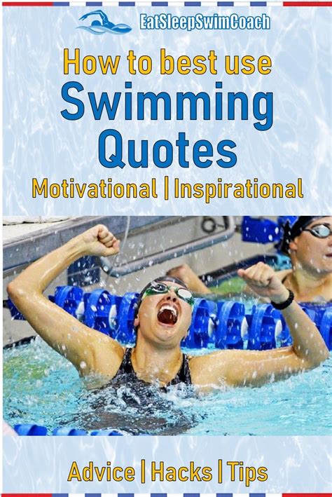 How to best use: Swimming Quotes - EatSleepSwimCoach | Swimming quotes ...