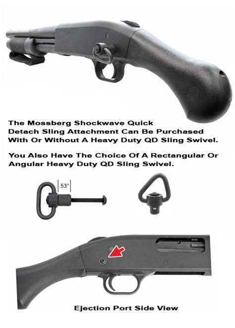 Mossberg Shockwave Quick Detach Rear Sling Attachment | GG&G Tactical ...