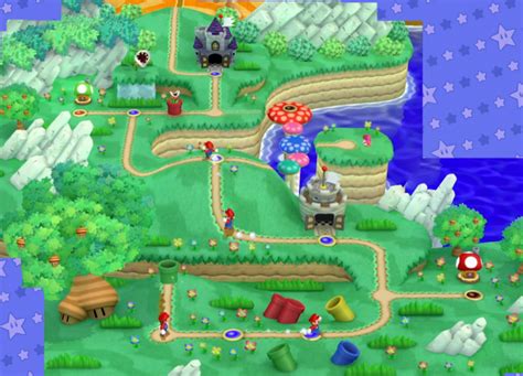 The World Map So Far - New Super Mario Bros. U - Mario Party Legacy