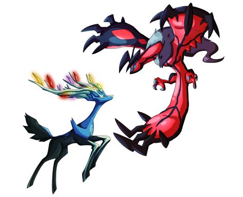 Pokemon X + Y: Yveltal and Xerneas by MTC-Studio on DeviantArt