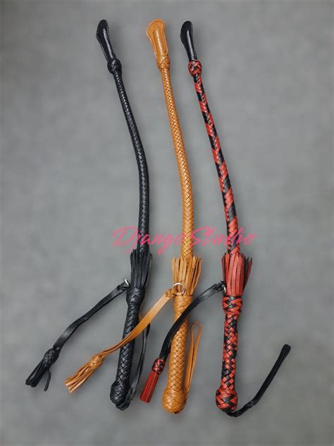 Premium Leather Whip Flogger Bullwhip 2.8 Feet 12 Plait - Etsy