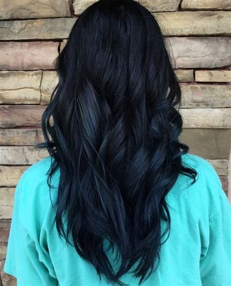 16 Stunning Midnight Blue Hair Colors to See in 2019 #blueishblackhair ...