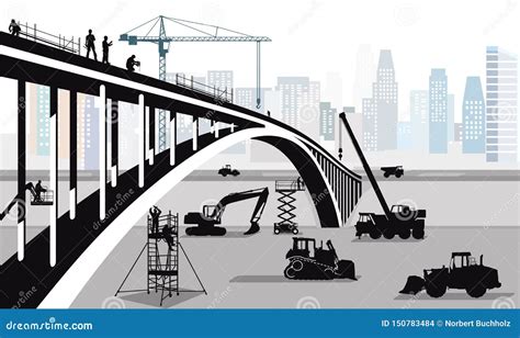 Bridge Cartoon Vector | CartoonDealer.com #36260265