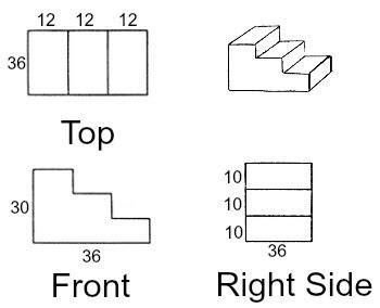 Engineering Drawing - Orthographic Projection - General Questions