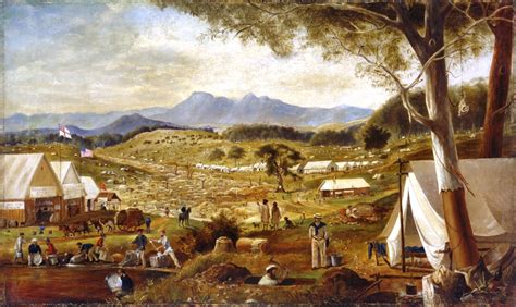 Edward Roper - Gold diggings, Ararat, 1854 - Ararat, Victoria ...