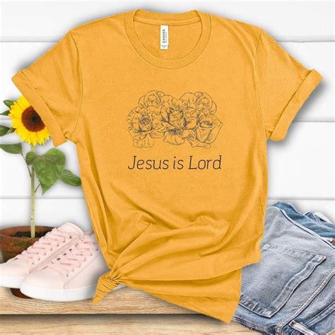 Jesus Is Lord Unisex Tee | Christian T-shirt | Faith with Fun