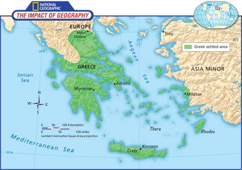 Maps of Ancient Greece - 6th Grade Social Studies