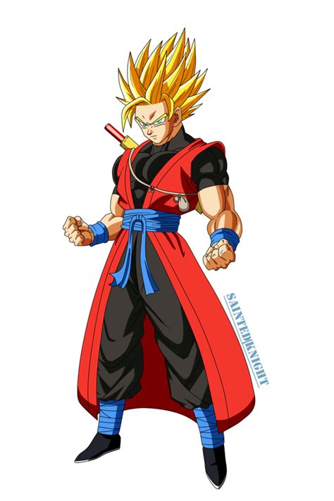 Dragon Ball Heroes - Xeno Goku Ssj Render by SaintedKnight.deviantart ...