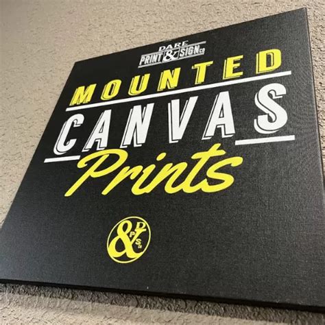 Mounted Canvas Prints | DARE Print & Sign Co | Cañon City, CO