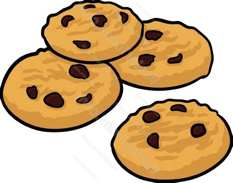 Chocolate Chip Cookie Clipart | Free download on ClipArtMag