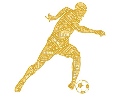 Amazon.com: Soccer Gifts for men, Personalized Word Art Gift, Football ...