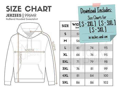 Mens Hoodie Size Chart Cm | canoeracing.org.uk