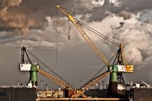 Shipping Dock Cranes Free Stock Photo - Public Domain Pictures