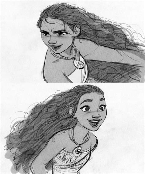 How To Draw Disney Style Step By Step / Draw a line across the eye area.