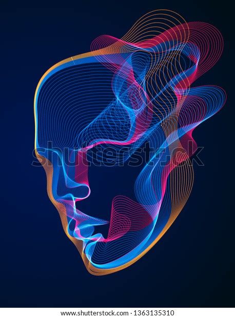 Digital Soul Machine Artificial Intelligence Software Stock Vector ...