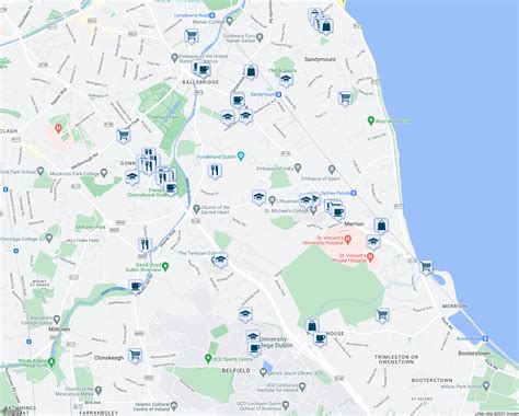 Ballsbridge Dublin Map