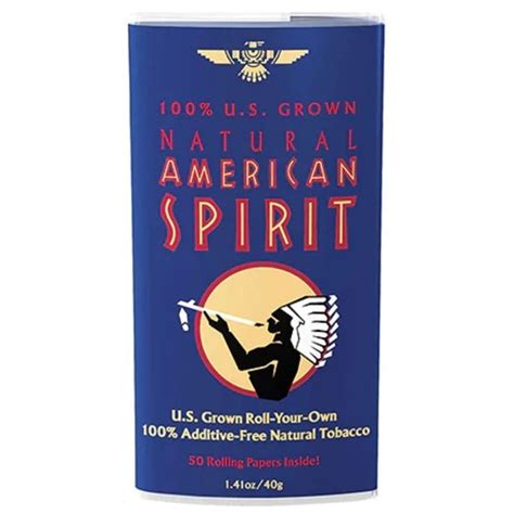 AMERICAN SPIRIT DARK BLUE POUCH - 6 CT