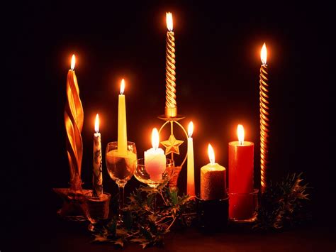 Christmas Candles - Christmas Wallpaper (16092105) - Fanpop