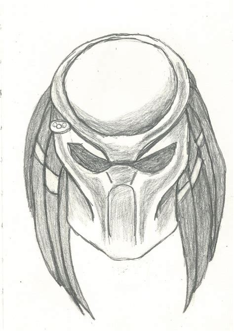 Predator Face Drawing at PaintingValley.com | Explore collection of ...