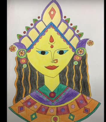 Learn to Draw Maa Durga- KidzeZone