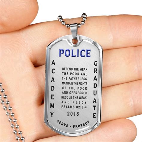 Police Academy Graduate 2018 Psalms 82:3-4 Gifts Graduation gifts for ...