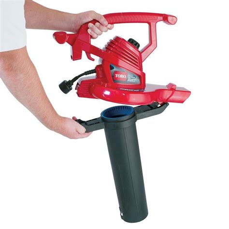 Toro 51621 UltraPlus 260 MPH 405 CFM 12 Amp Electric Leaf Blower/Vacuum ...