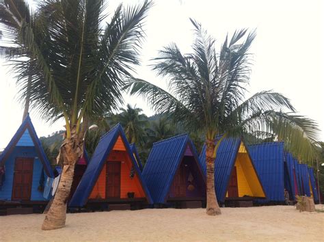 New Hut Bungalow on Lamai Beach, Koh Samui, Thailand. These huts are ...