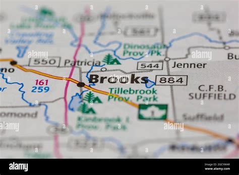 Brooks alberta map hi-res stock photography and images - Alamy