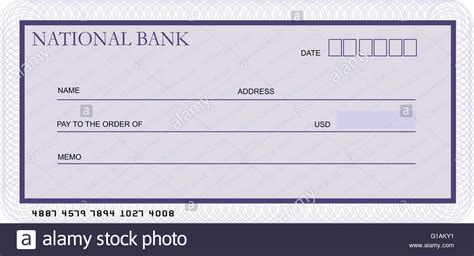 Bank Cheque Stock Photos & Bank Cheque Stock Images – Alamy Inside ...