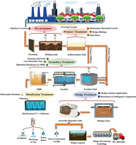 Schematic Flow Diagram Of Sewage Treatment Plant - Wiring View and ...