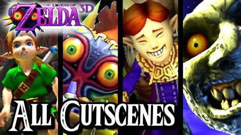 Majora's Mask 3D ALL CUTSCENES (3DS) - YouTube