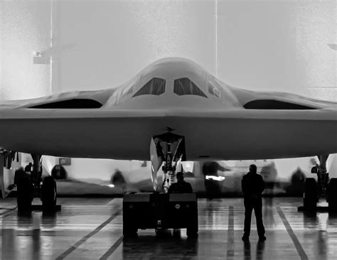 Northrop Grumman B-2 Spirit and its successor B-21 Raider during their ...