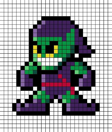 Green Goblin Pixel Art | Pixel art, Pixel pattern, Pixel