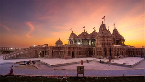 Inside BAPS mandir, the first Hindu temple in Abu Dhabi, to be ...