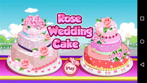 How To Play Rose Wedding Cake Game - Simple & Easy Cooking Games - YouTube